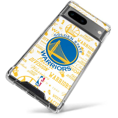 NBA Golden State Warriors Historic Blast Google Pixel 7a Clear Case